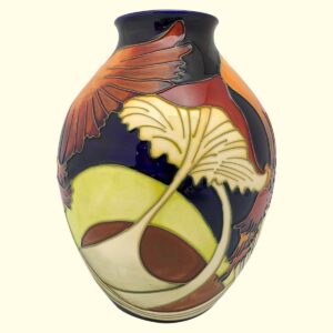 MOORCROFT Parasol Dance vase on the 3/8 shape