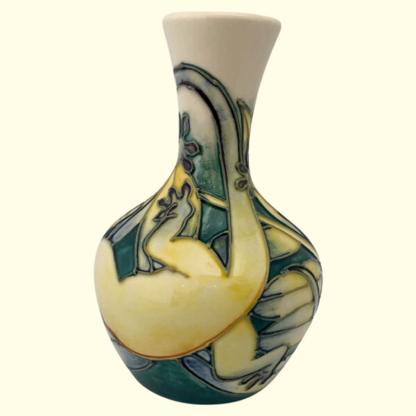 MOORCROFT Rarotonga Trial vase Dated 15-2-99 on the 2/4 shape