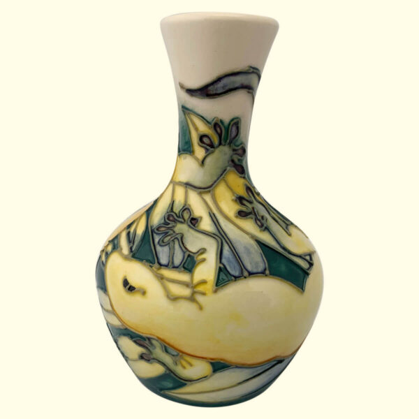 MOORCROFT Rarotonga Trial vase Dated 15-2-99 on the 2/4 shape