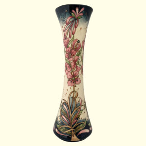 MOORCROFT Rosebay Willow Herb PRESTIGE Trial vase Dated 30-7-12 on the 365/16 shape