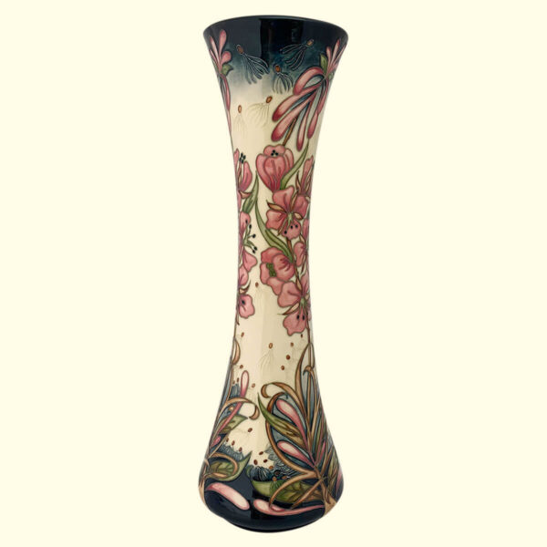 MOORCROFT Rosebay Willow Herb PRESTIGE Trial vase Dated 30-7-12 on the 365/16 shape