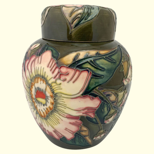 MOORCROFT Gustavia Augusta Ginger Jar on the 769/6 shape