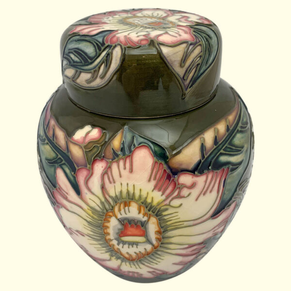 MOORCROFT Gustavia Augusta Ginger Jar on the 769/6 shape