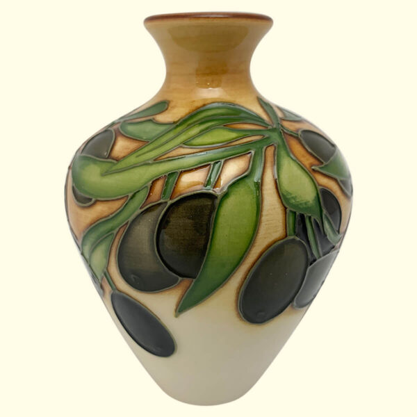 MOORCROFT Olives vase on the 03/4 shape