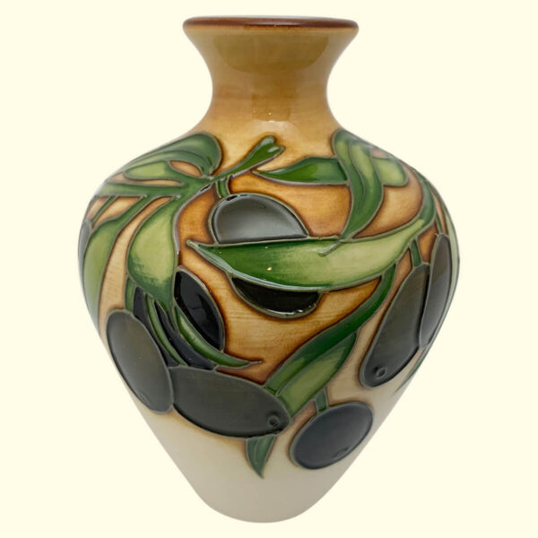 MOORCROFT Olives vase on the 03/4 shape