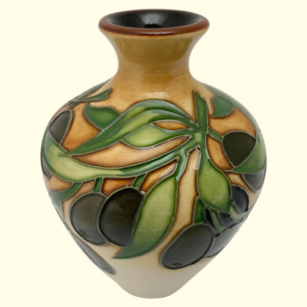 MOORCROFT Olives vase on the 03/4 shape