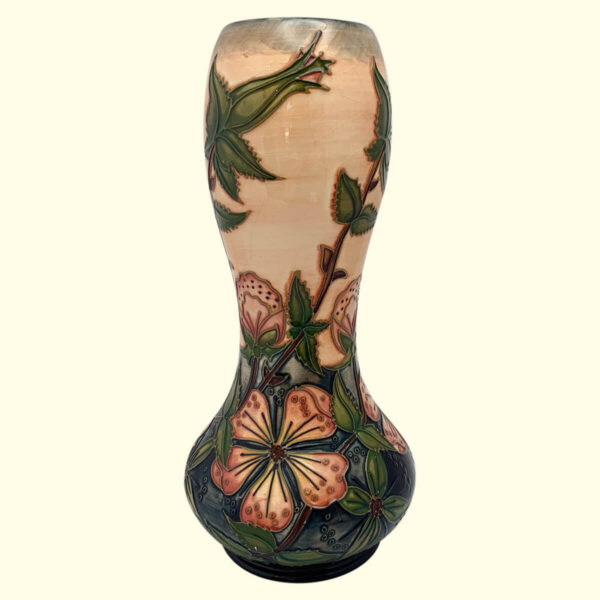 MOORCROFT Sweet Briar Pink vase on the 92/11 shape