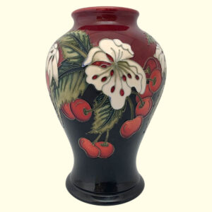 MOORCROFT Cherry Blossom vase on the 65/6 shape