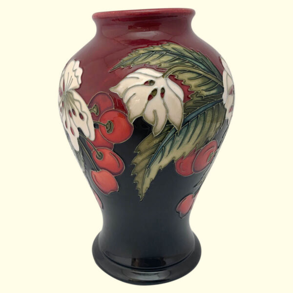 MOORCROFT Cherry Blossom vase on the 65/6 shape - Moorcroft Vaults