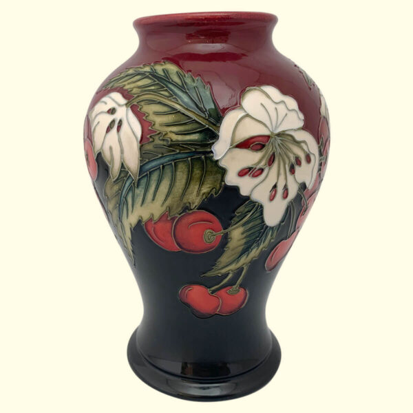 MOORCROFT Cherry Blossom vase on the 65/6 shape