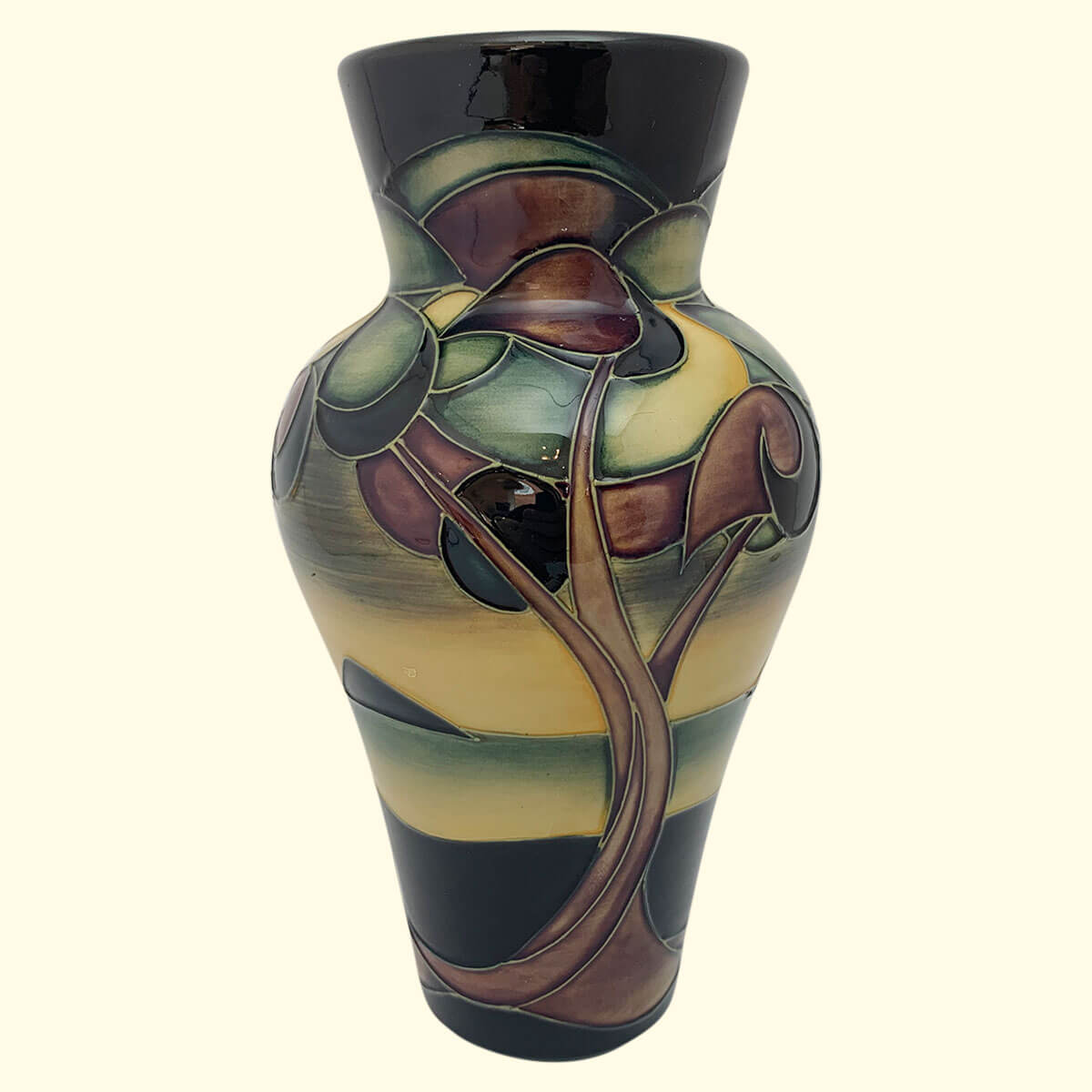 MOORCROFT Western Isles vase on the 23/8 shape - Moorcroft Vaults