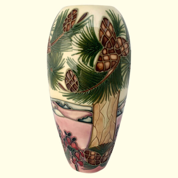 MOORCROFT Furzey Hill vase on the 101/7 shape