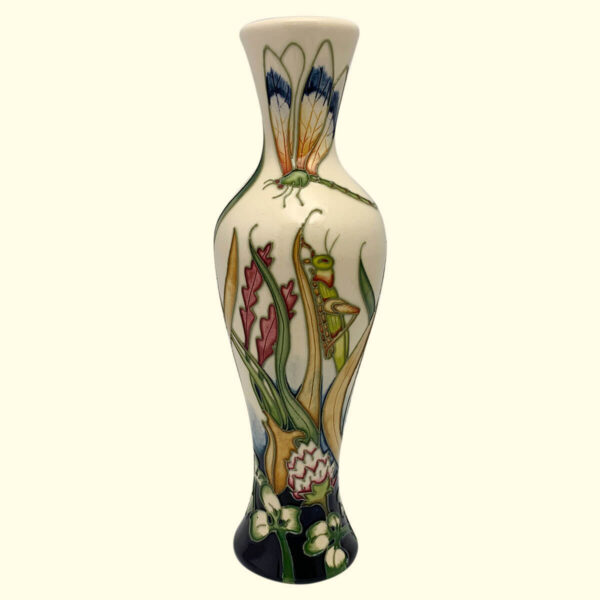 MOORCROFT Grasshopper vase on the 93/8 shape