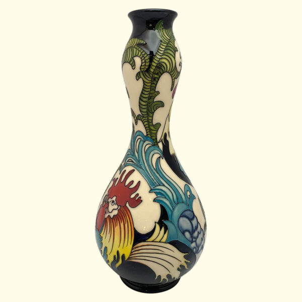 MOORCROFT The Rooster Trial vase Dated 4-12-2015 on the 70/11 shape