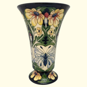 MOORCROFT Golden Daisy Trial vase Dated 1-9-11 on the 87/9 shape