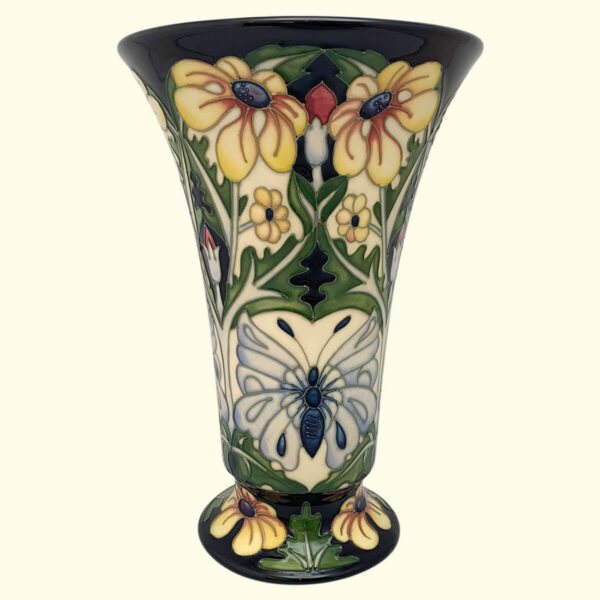 MOORCROFT Golden Daisy Trial vase Dated 1-9-11 on the 87/9 shape