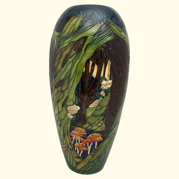 MOORCROFT Ancient Woodland vase on the 101/14 shape