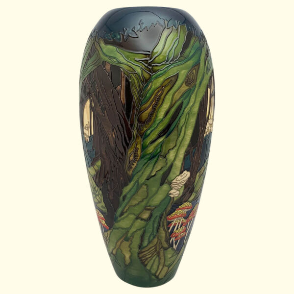 MOORCROFT Ancient Woodland vase on the 101/14 shape