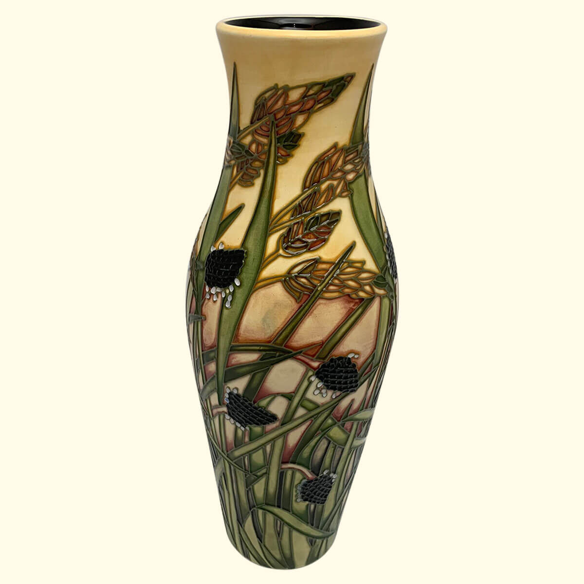 MOORCROFT Savannah vase on the 120/9 shape - Moorcroft Vaults