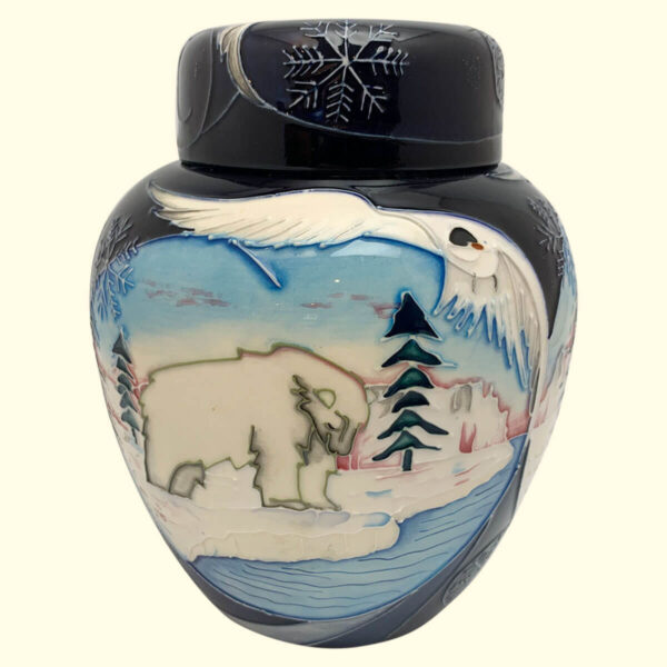 MOORCROFT Arctic Tundra Ginger Jar on the 769/6 shape