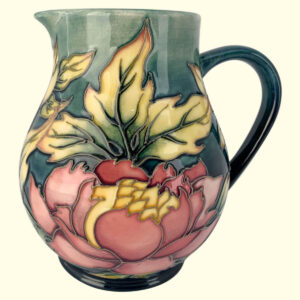 MOORCROFT Peony Jug on the JU2 shape