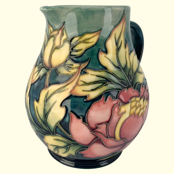 MOORCROFT Peony Jug on the JU2 shape