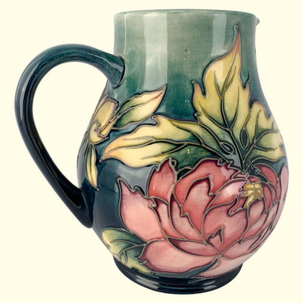 MOORCROFT Peony Jug on the JU2 shape