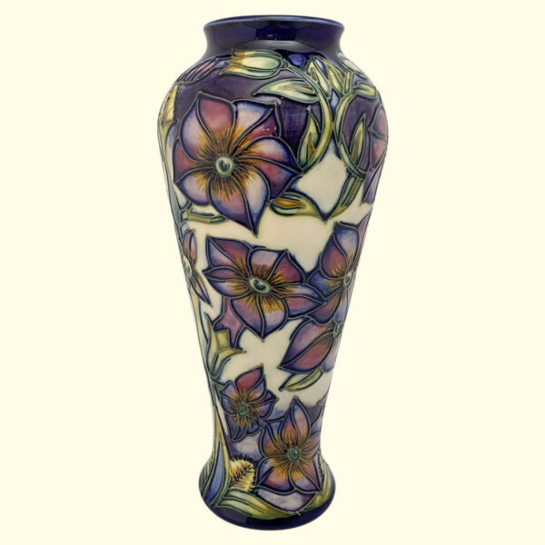 MOORCROFT Phlox vase on the 122/8 shape