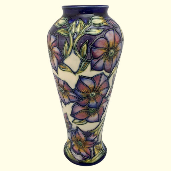 MOORCROFT Phlox vase on the 122/8 shape