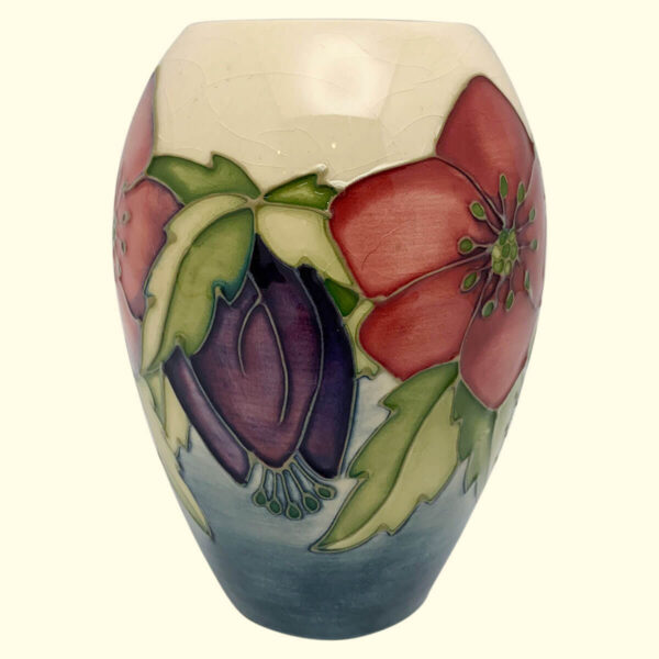 MOORCROFT Hellabore vase on the 102/5 shape