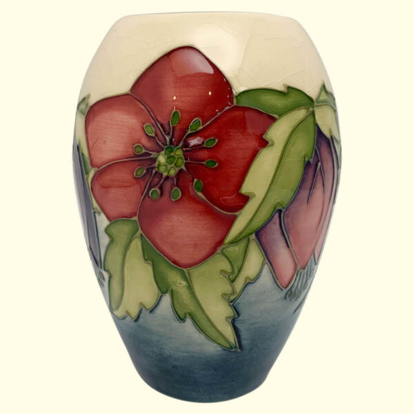 MOORCROFT Hellabore vase on the 102/5 shape