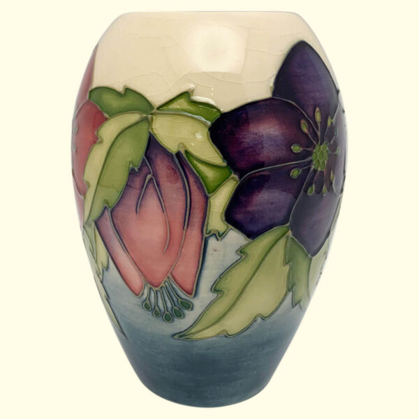 MOORCROFT Hellabore vase on the 102/5 shape