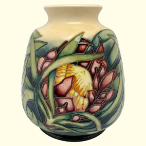 MOORCROFT Protea vase on the 198/5 shape