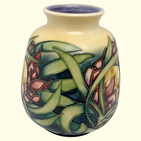 MOORCROFT Protea vase on the 198/5 shape