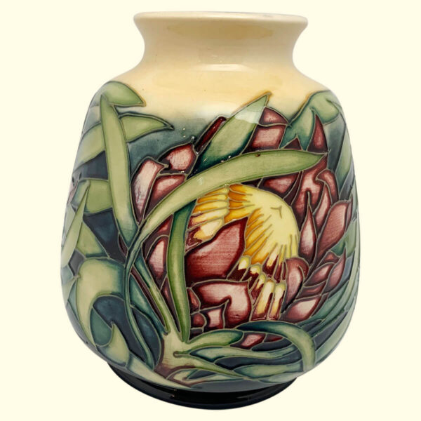 MOORCROFT Protea vase on the 198/5 shape