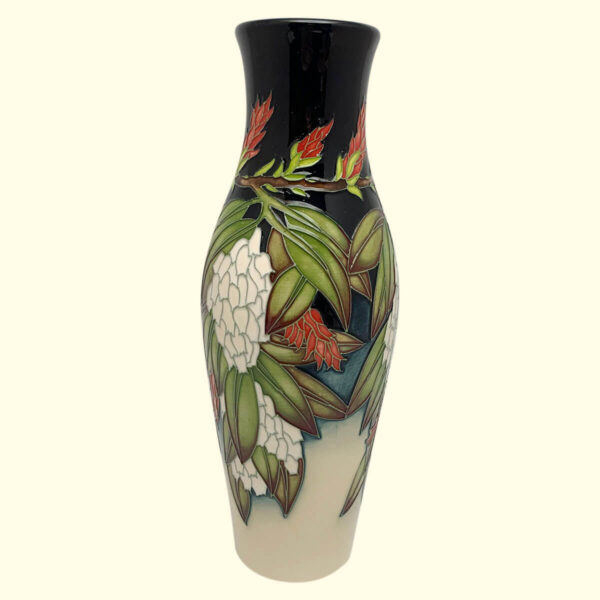 MOORCROFT Forest Flame Trial vase Dated 29-11-12 on the 120/9 shape