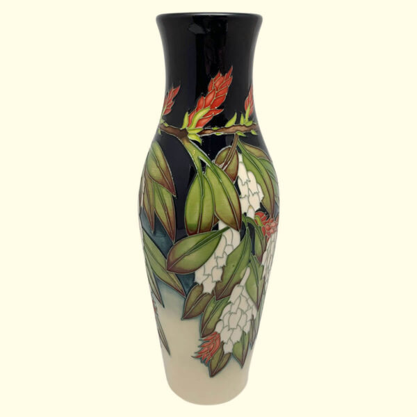 MOORCROFT Forest Flame Trial vase Dated 29-11-12 on the 120/9 shape