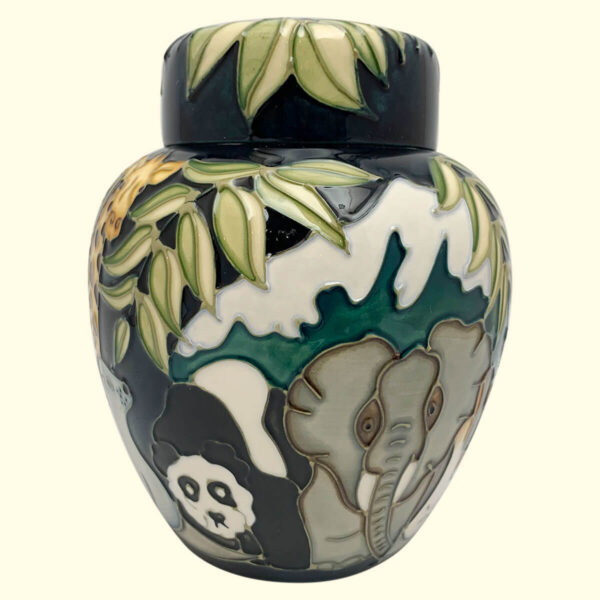 MOORCROFT Noah’s Ark Ginger Jar on the 769/6 shape