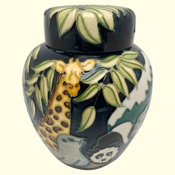 MOORCROFT Noah’s Ark Ginger Jar on the 769/6 shape