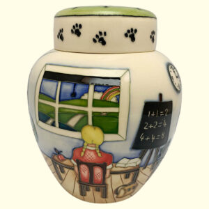 MOORCROFT Daddy Wouldn’t Buy Me a Bow Wow Ginger Jar on the 769/6 shape