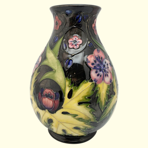 MOORCROFT Buttercup colourway design vase on the 7/7 shape