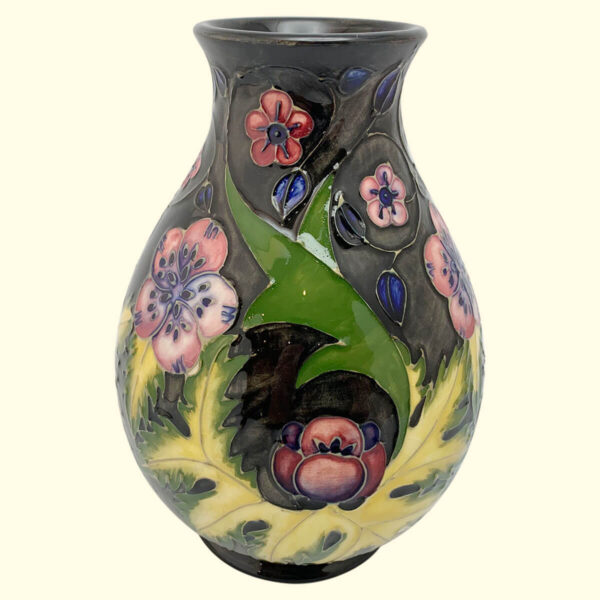 MOORCROFT Buttercup colourway design vase on the 7/7 shape