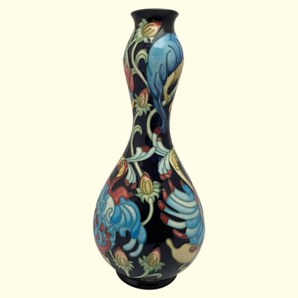 MOORCROFT Can-Can Birds vase on the 70/11 shape