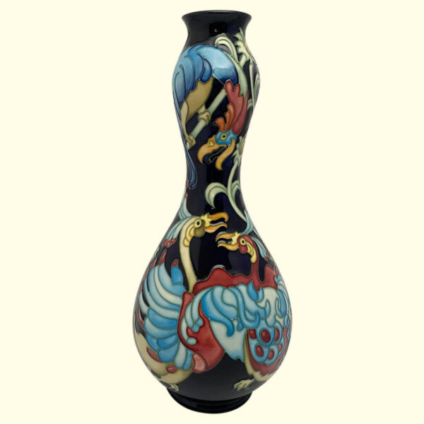 MOORCROFT Can-Can Birds vase on the 70/11 shape