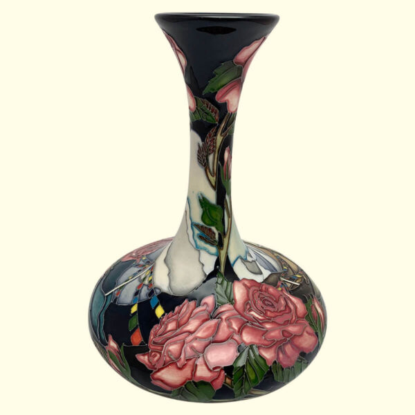 MOORCROFT Coronation Day Trial vase Dated 28-8-15 on the 104/9 shape