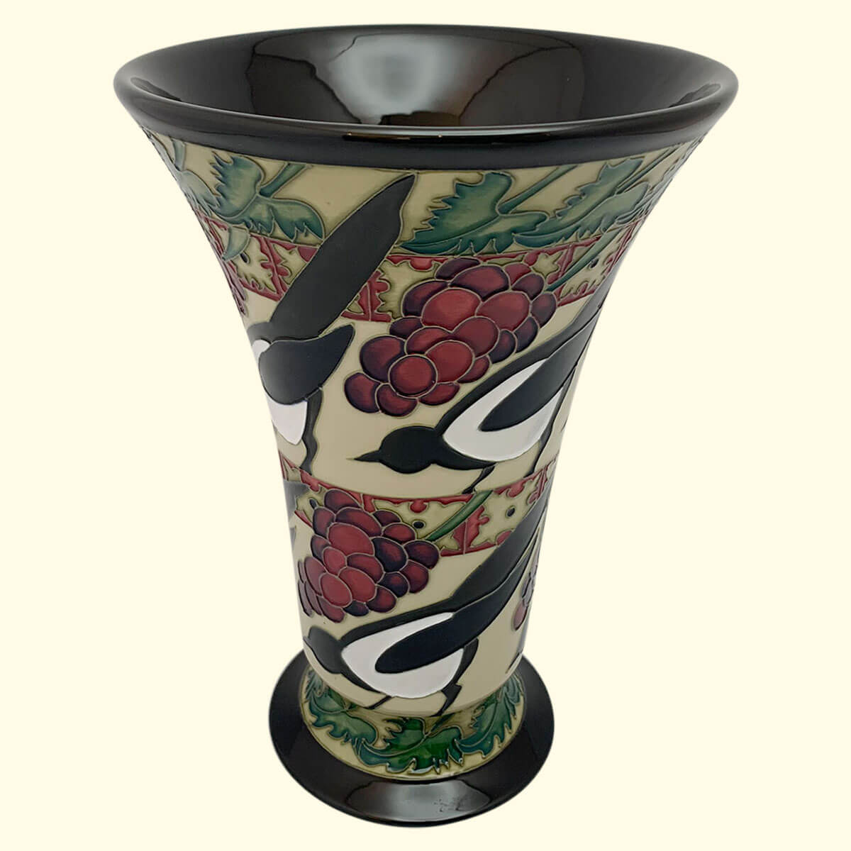 MOORCROFT The Secret Trial vase Dated 3-6-10 on the 87/9 shape ...