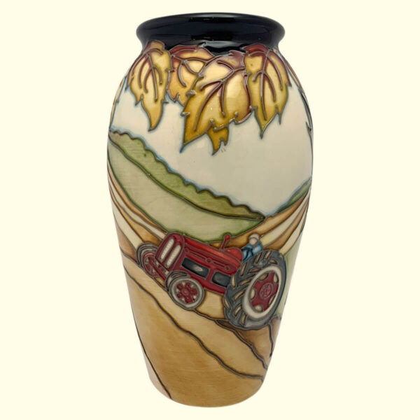 MOORCROFT Loves Omen Trial vase Dated 16-1-18 on the 393/7 shape