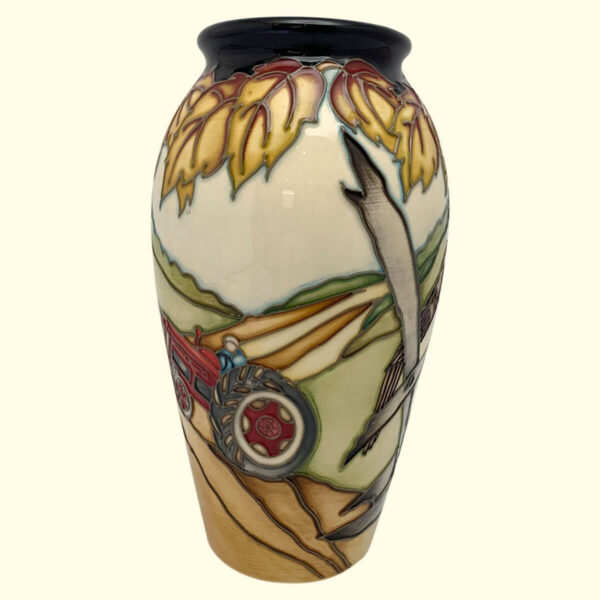 MOORCROFT Loves Omen Trial vase Dated 16-1-18 on the 393/7 shape