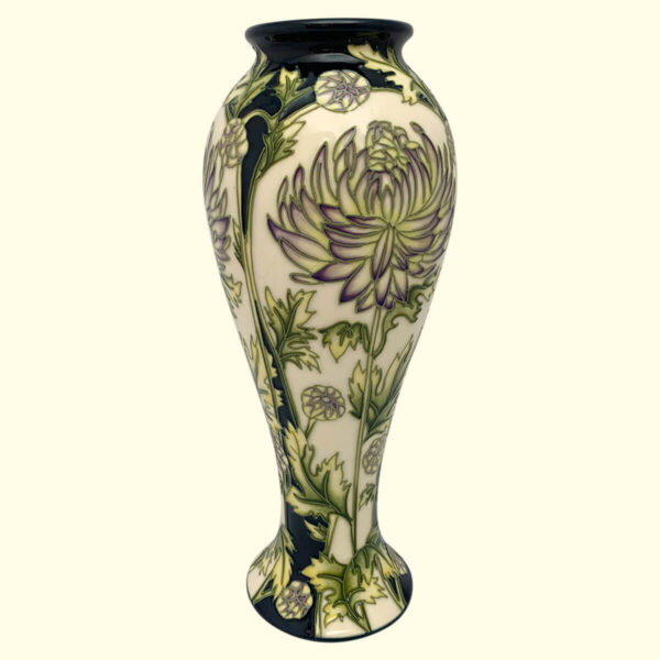 MOORCROFT Chrysanthemum (Colourway) Trial vase Dated 20-11-03 on the 75/10 shape