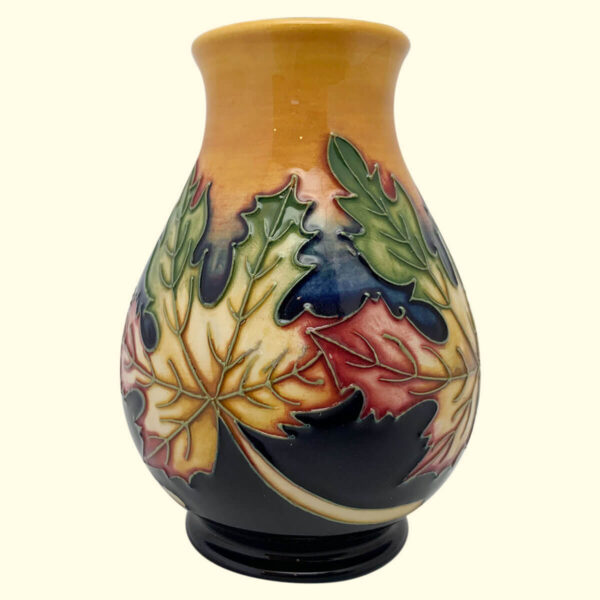 MOORCROFT Maple Leaf vase on the 7/3 shape